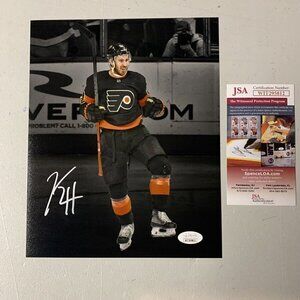 Kevin Hayes Autograph Signed Philadelphia Flyers Spotlight 8x10 Photo JSA